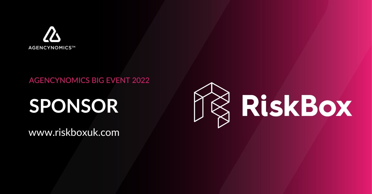 Insurance is the only thing you pay for which you hope never to use

Agencynomics sponsors <a href="/RiskBoxUK/">Michael Henderson</a> are passionate about finding the right policy for your agency, so you can continue to focus on running your business

Thank you RiskBox for your support