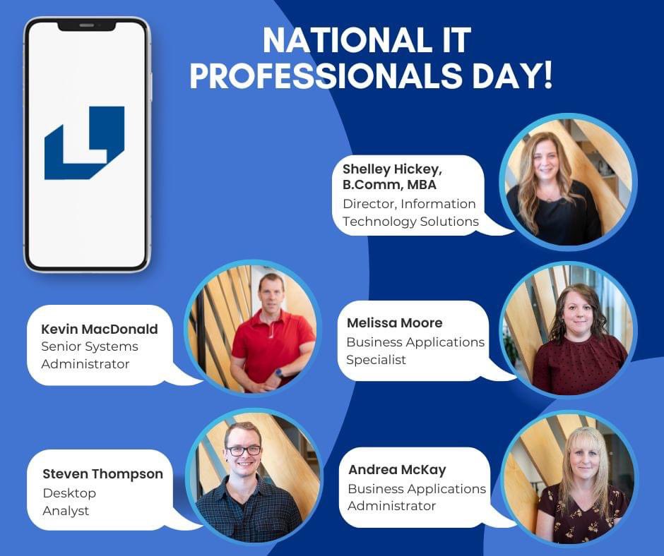 LindsayConstruc's tweet photo. Today we celebrate National I.T. Professionals Day -- recognizing the technical experts and ITS (Information Technology Solutions) professionals who help keep #TeamLindsay running smoothly! Sincerest thanks for all that you do! #ITProDay #LindsayConstruction https://t.co/oVoLViQsa1
