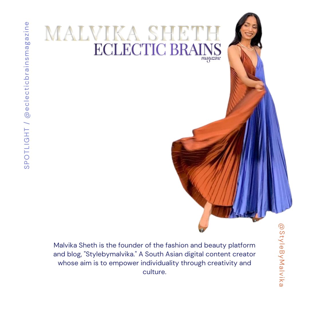 eclecticbrains's tweet photo. SPOTLIGHT : Malvika Sheth
Read @stylebymalvika full story : https://t.co/Xr0NvqnxG8 https://t.co/BwiBSgXQha