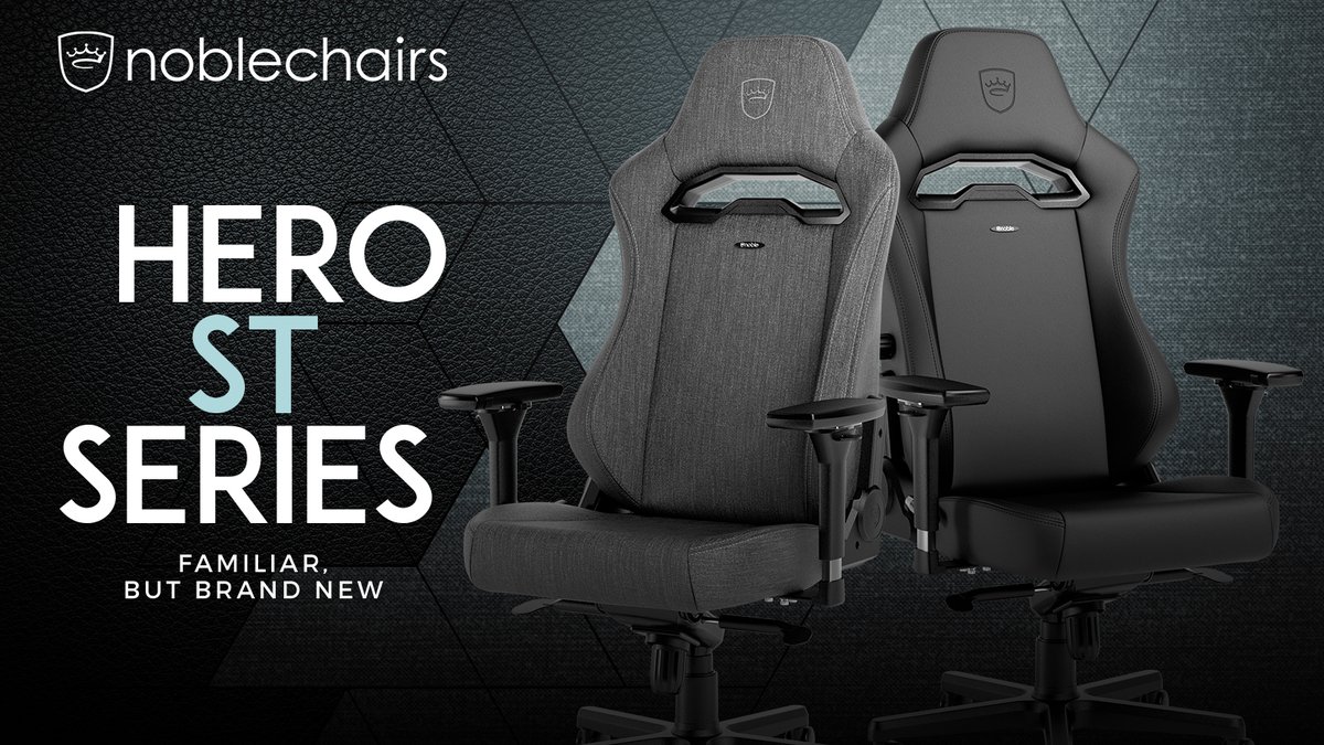 Remember our beloved ST TX Anthracite Edition? 🪑❤️ Time to celebrate its comeback - but it doesn't come alone. Say hello to our brand-new #noblechairs #HERO ST Black Edition. Get to know this unique experience yourself. ➡️ fal.cn/3s2b3