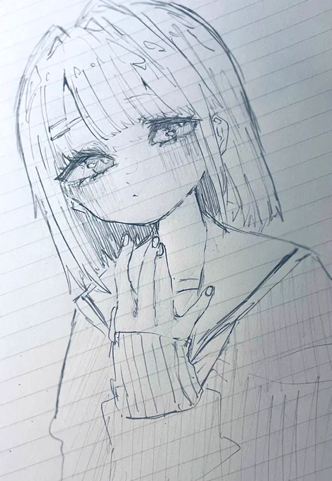 #イラスト
女の子(再投稿) 