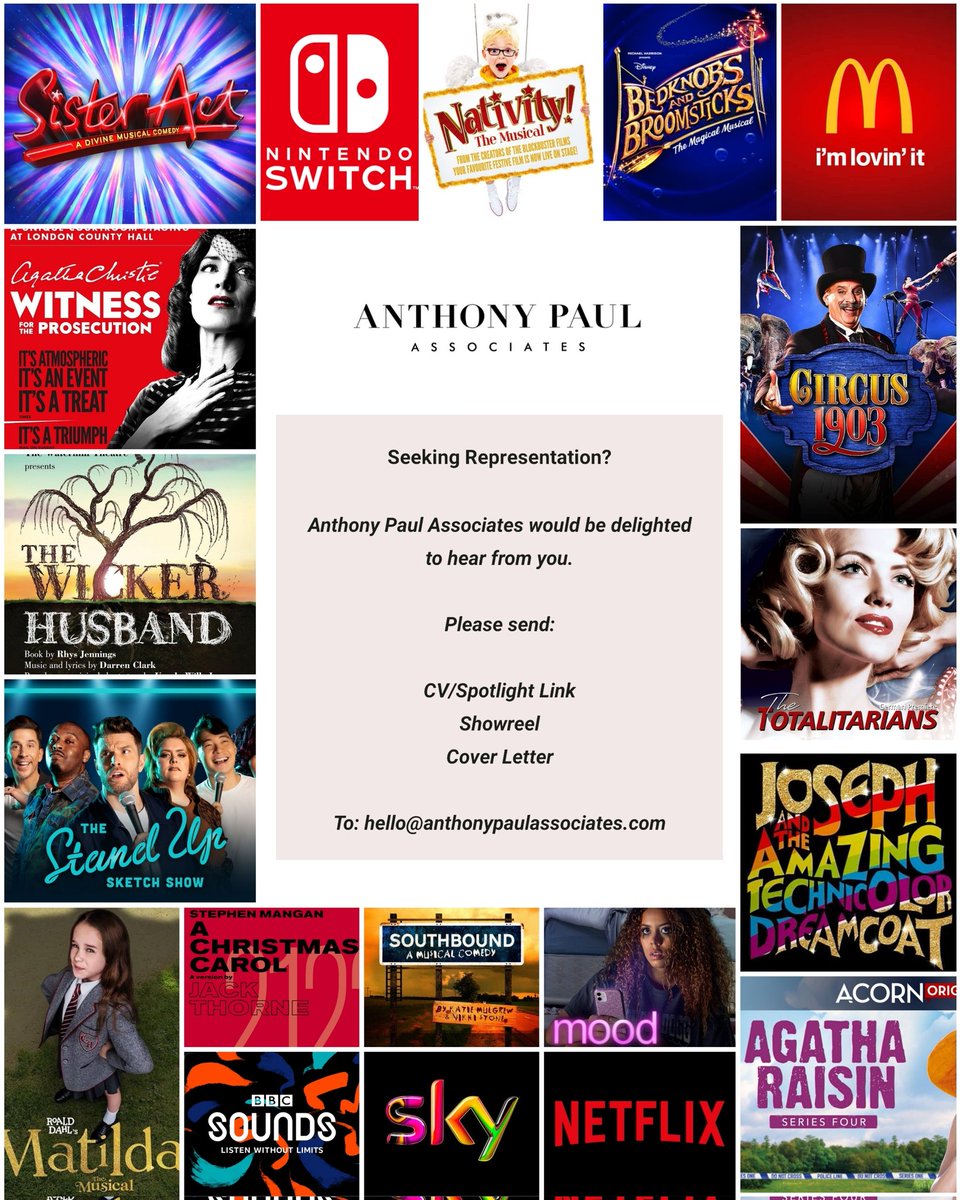 AnthonyPaulAPA's tweet image. Seeking Representation?
@APAagent