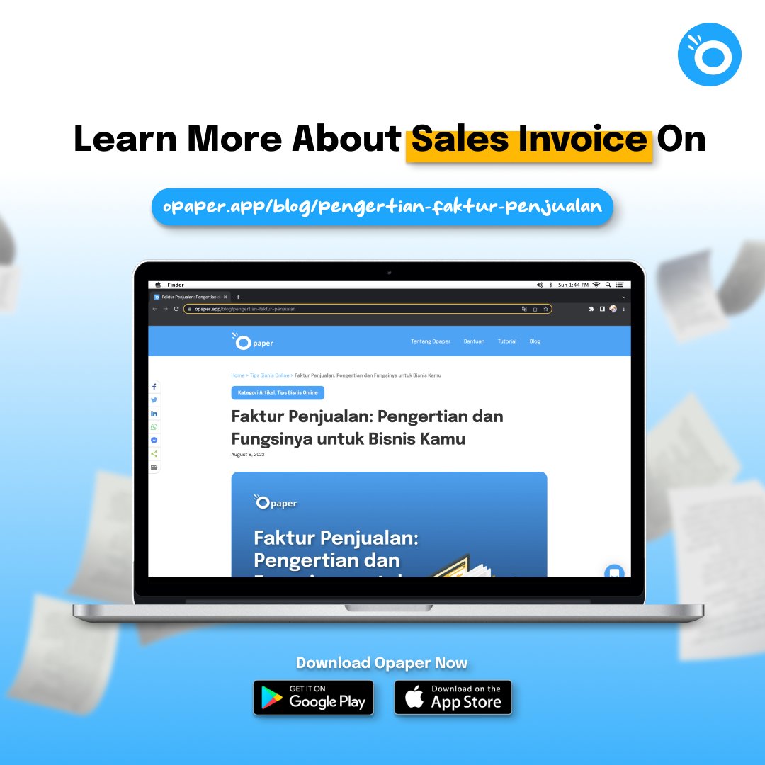 opaper_app's tweet photo. Find out all about sales invoicing through our web (in Bahasa) 👉🏻 https://t.co/1BwqoWadGY https://t.co/QwM7z2x4jl