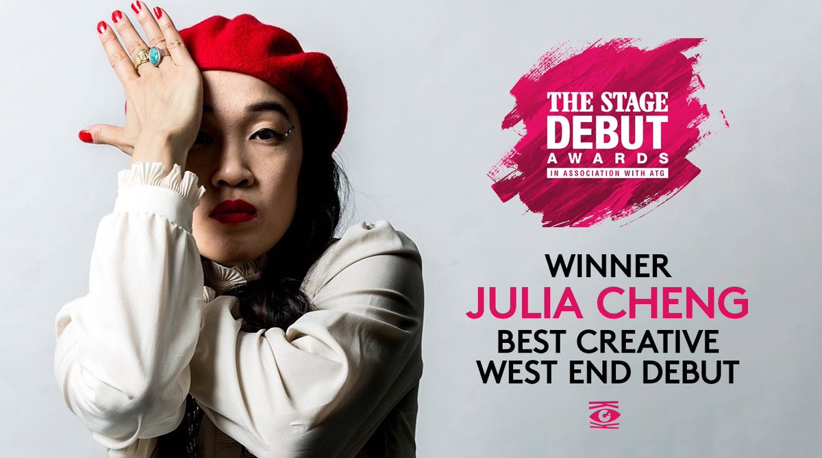 Congratulations to our sensational choreographer #JuliaCheng for winning ‘Best Creative West End Debut’ at this weekend’s <a href="/TheStage/">The Stage</a> #DebutAwards.