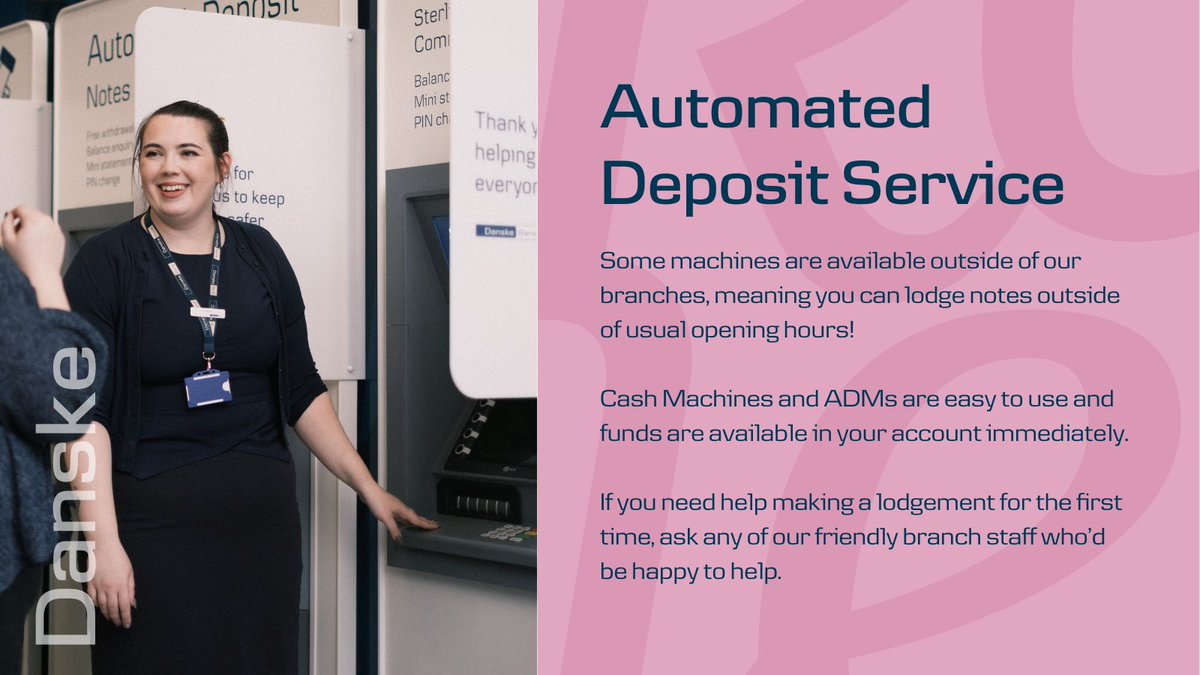 Did you know that some of our branches have Cash Machines and Automated Deposit Machines (ADMs) that you can lodge cash at?

Find the full list of locations here: danskebank.co.uk/personal/ways-…