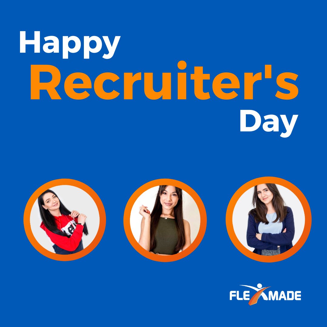 Happy Recruiter’s Day!🥳

Thank you for the incredible efforts you put into your work daily, your energy, and positive attitude and for the best candidates!💪🇺🇦

#recruitersday #flexmade_company #recruiters