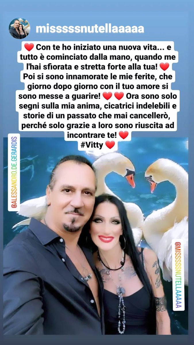 AlexDeGerardis's tweet photo. #Repost @misssssnutellaaaaa with @let.repost 
• • • • • •
❤ Con te ho iniziato una nuova vita... e tutto è cominciato dalla mano, quando me l'hai sfiorata e stretta forte alla tua! ❤
Poi si sono innamorate le mie ferite, che giorno dopo giorno......
#Vitty ❤ https://t.co/0C1HBMJUsg
