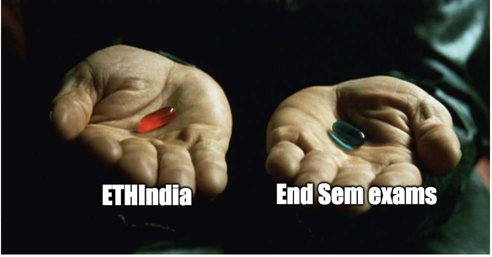 ETHIndiaco's tweet photo. you know which pill to take. https://t.co/I7HoALoqr8