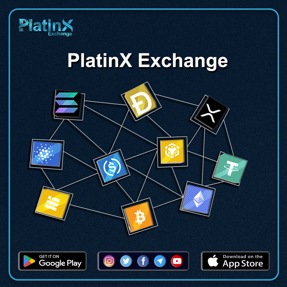 PlatinXExchange's tweet photo. PlatinX Exchange transactions donโt rely on banks or any central authority.
.
.
Visit: https://t.co/8ob6KG4HxB
.
#platinXexchange #Cryptoexchange #tradingcrypto #tradingtoken #Cryptosolutions #crypto #trade #trading #PlatinX #exchange #TradingNow #news #crytponews #cryptoupdates https://t.co/jLcw8omVVY