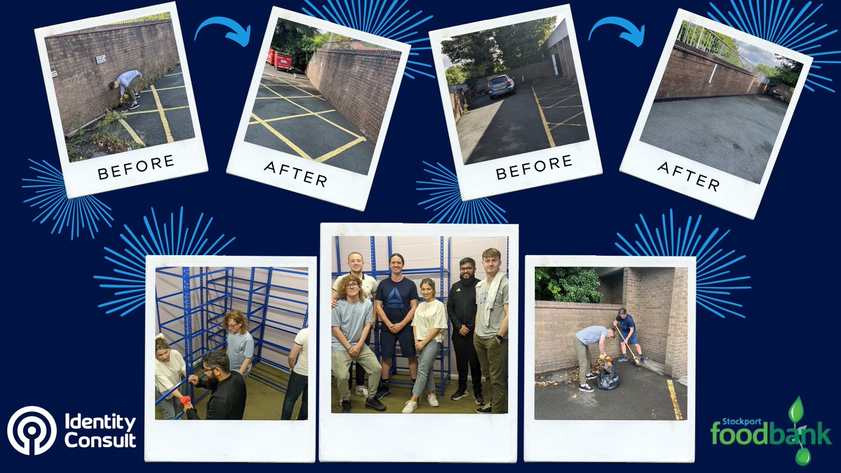 IdentityConsult's tweet photo. Earlier this month, members of the @IdentityConsult  team travelled to #Stockport to help prepare a food bank for service.
We would like to thank @Skptfoodbank for giving us the opportunity to give back to the community.
#IC_InTheCommunity https://t.co/TpwzHLb7aU