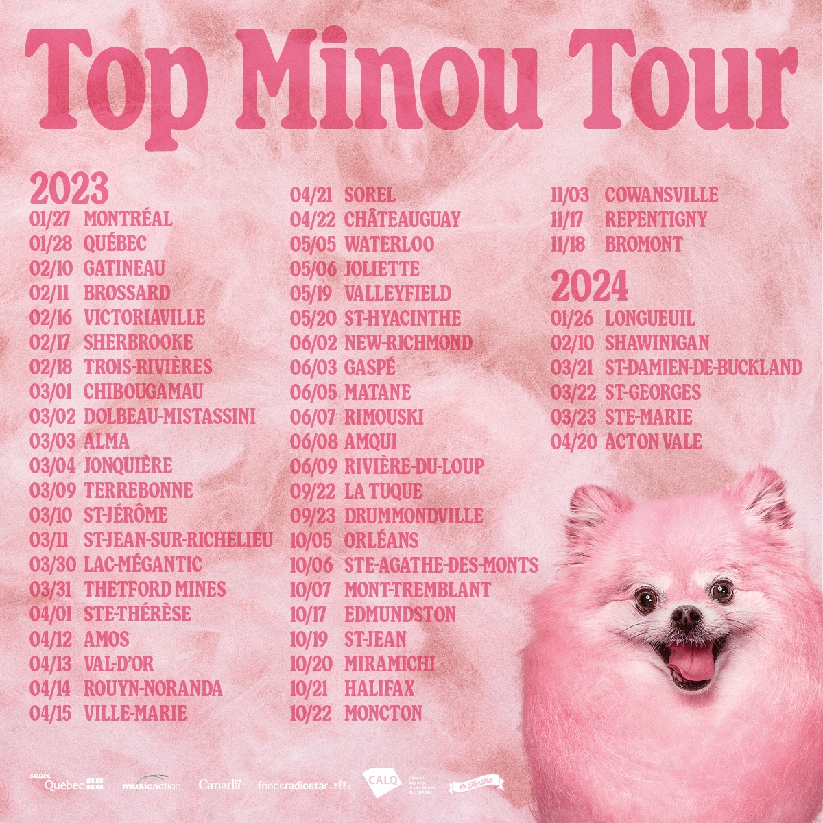 Tenez-vous le pour dit: on débarque partout avec notre nouveau concert à partir de janvier! Assurez-vous d’avoir le bearing du bassin bien graissé pour danser le twist… 🕺🏿