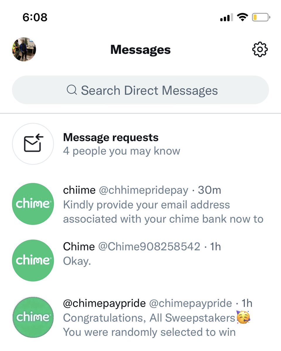 BankrollJigga's tweet photo. @Chime So much Scamming going on $Jiggaswayze251 https://t.co/hDFRfTnZns