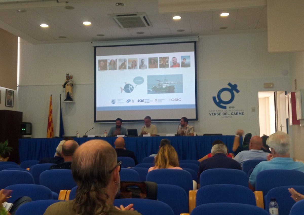 ICATMAR1's tweet image. 🗣️ "Amb els projectes que desemvolupem a través de #Medfish, volem ajudar a que la transició cap a la sostenibilitat sigui una realitat" @julioagujetas__ de @MSCenEspana al #FòrumCientífic de la #pesca a la #Mediterrània.