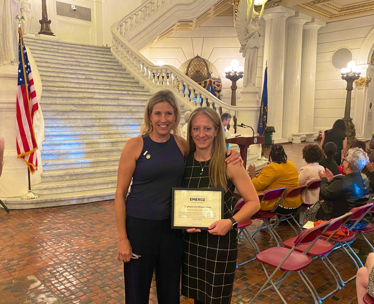 MelissaForPA's tweet image. Inspired by the Emerge Graduation this year. Incredible women ready to take politics by storm. Some are already running. My wish? More women in office. More women in office... @Emerge_PA 💪