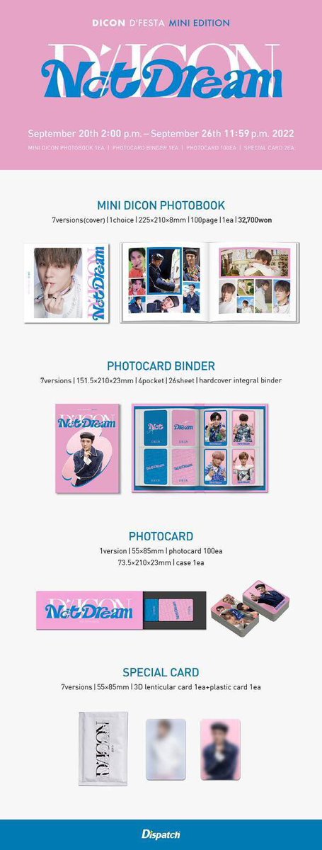 royals_merch's tweet photo. OPEN PO SHARING DICON NCT DREAM JENO VERS

Photobook,Special Card 110K DP 50k
Binder 50k DP 25K
Photocard Dp 25k
Mark 55k 
Renjun 55k 
Jeno 65k
Haechan 60k
Jaemin 65k 
Chenle 45k 
Jisung 45k
Pc group + tincase 45k

Dom : Bali https://t.co/1BoQpkeMGk