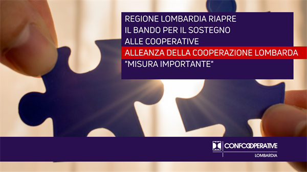 ConfcoopLavoro's tweet photo. Regione Lombardia, su iniziativa dell’assessore allo Sviluppo Economico, Guido Guidesi, riapre il bando per il sostegno alle imprese cooperative, stanziando 1,2 milioni di euro. Lo rende noto Confcooperative Lombardia

https://t.co/2AQpLoXHax https://t.co/LpmfNStLpg