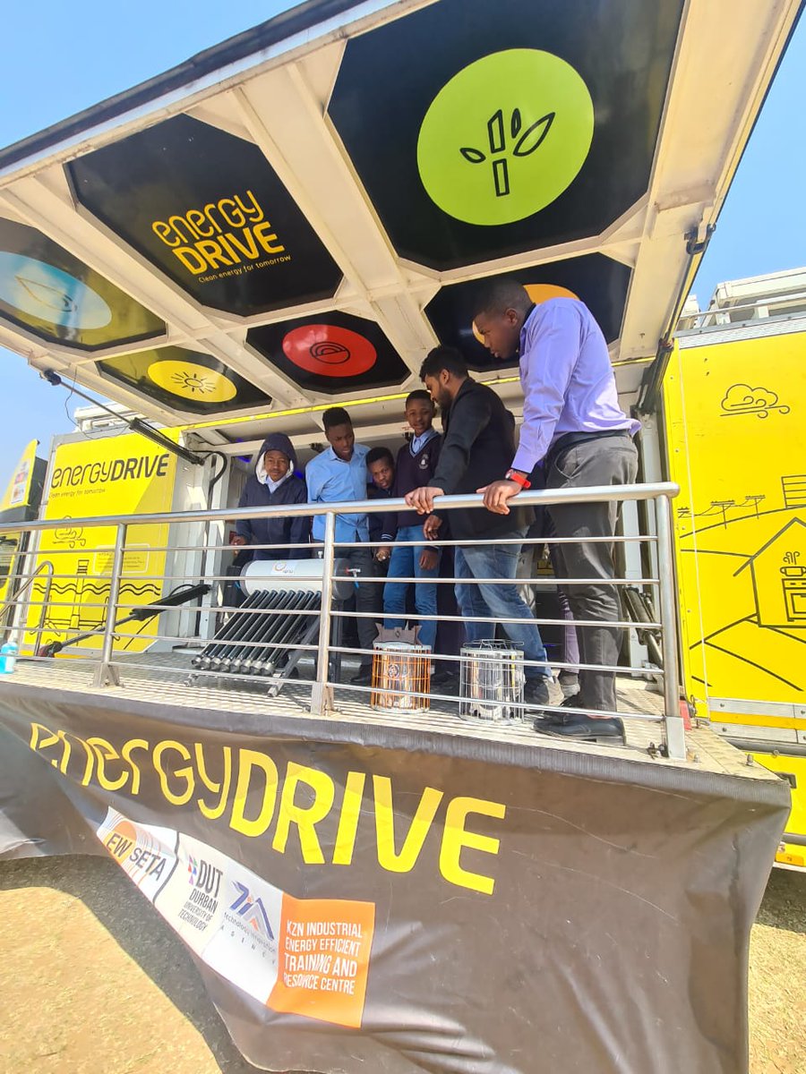 _sawea's tweet photo. Middelburg, Mpumalanga learners were thrilled to welcome the #EnergyDRIVE &amp; hear about why clean energy generation is NB. We are grateful to both funders, @Windlab &amp; @ENERTRAG SA, for helping create a social acceptance to embrace #RE amongst learners in this province. https://t.co/qT7ipbIBq2