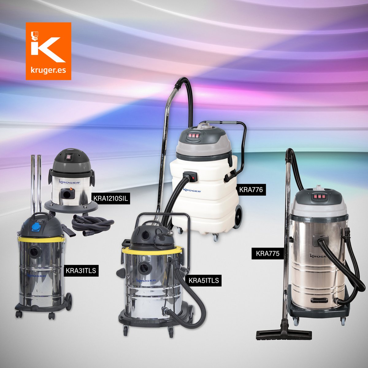 Kruger_Tech's tweet photo. En Krüger disponemos de una amplia gama de aspiradores de polvo, polvo-líquido y telecontrol.
#kruger_tech #maquinariadelimpiezaindustrial #maquinariadelimpieza #aspiradoresprofesionales https://t.co/klAQSJarrU