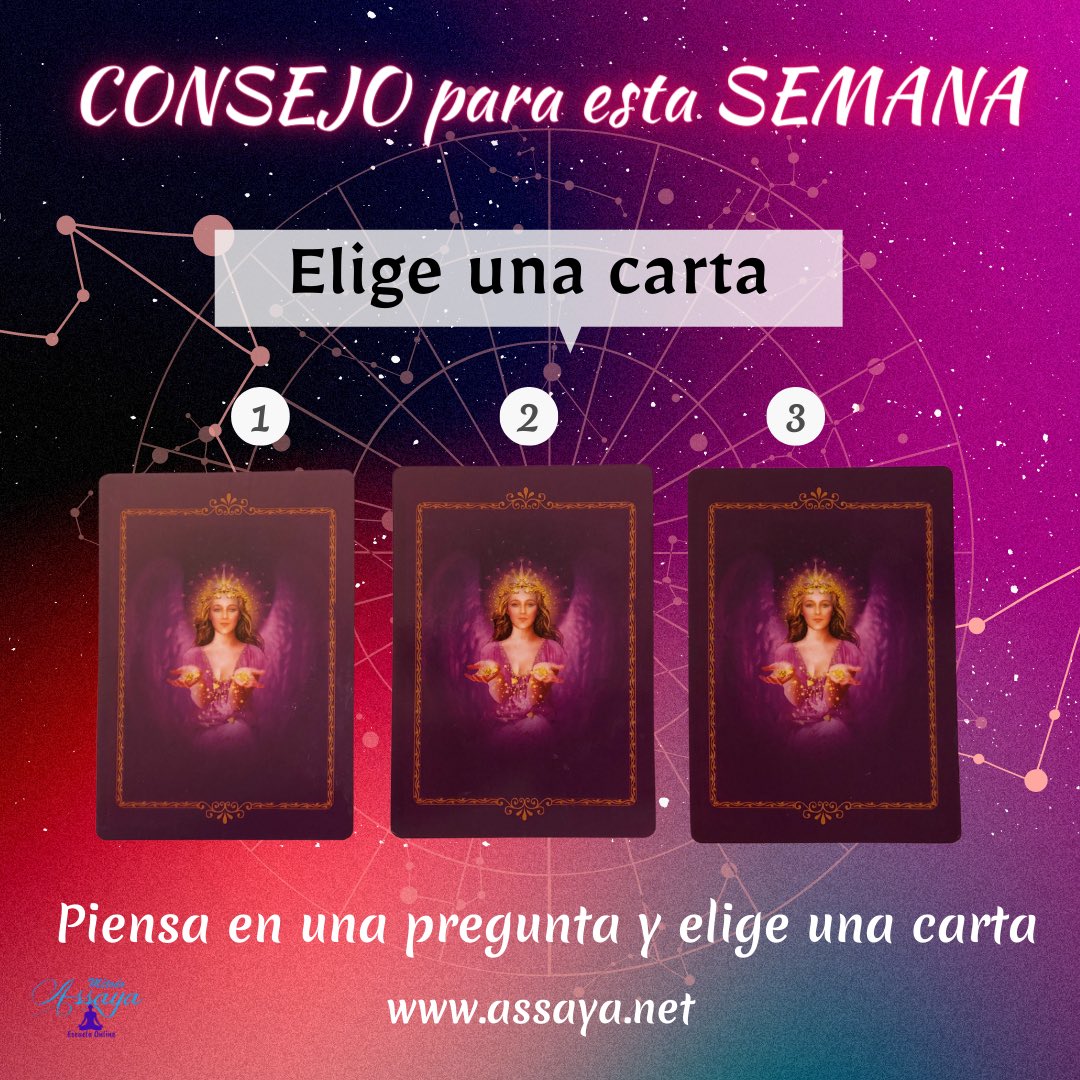 Assaya_Escuela's tweet photo. 🦋 os dejo un CONSEJO de los ÁNGELES para esta semana en mi Instagram 👉 https://t.co/N9mInnvJEi

#tarot #Horóscopo #Angeles #Consejos https://t.co/QDmJ8HKrEF