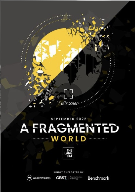 thelangcat's tweet photo. Thanks to everyone who attended our #FragmentedWorld event. You can download the full report for free, thanks to our generous sponsors, Benchmark Capital, @GBSTHoldings and @wealthwizards https://t.co/Pt0eYqM7op https://t.co/B3ngGWtinY