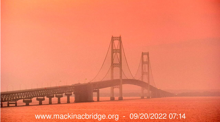 September morning colors from the @MackinacBridge!
#nofilterneeded