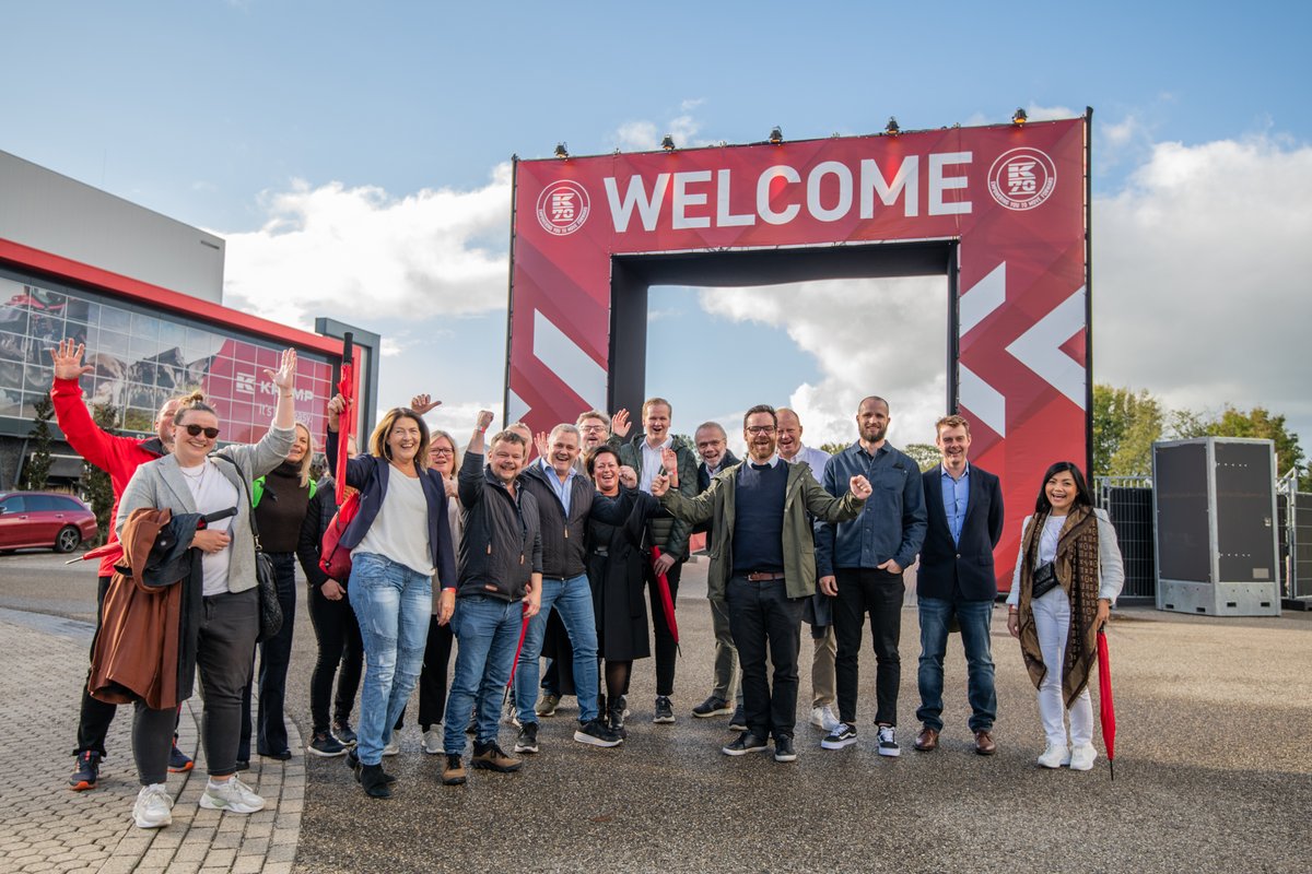 KrampGroep's tweet photo. A kramp-style celebration!!

After many years with many professional and personal challenges, our entire team got together to celebrate our people and all the remarkable success and the proud 70 years of Kramp.

We want to use this moment to thank all our beloved Kramp Family! https://t.co/nVLhiLMdLs