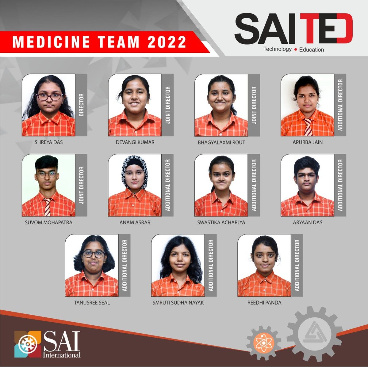 SAI_Edu_In's tweet photo. Let's welcome the techies from the  Medicine department of SAITED 2022.
#SAITED
#SAITED2022
#ScienceandTechnology
#Innovation
#SAITED https://t.co/m7S8LfJU92