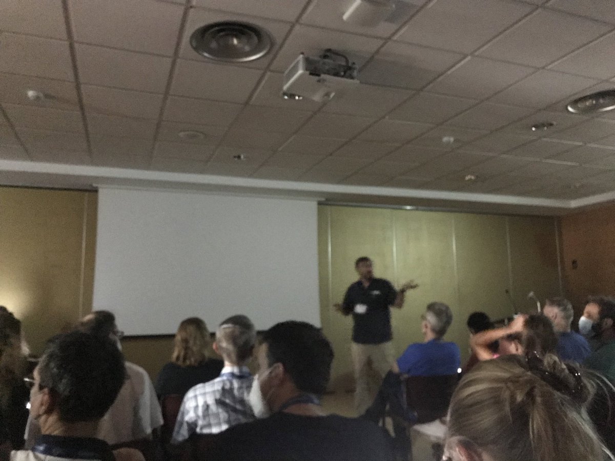 deshap's tweet photo. @europlanetmedia #epsc2022 continues even with a power cut ! https://t.co/dTKlBmnr6i