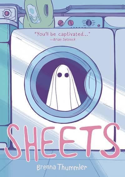 I've been thinking a lot about SHEETS by @brennathummler lately, which is absolutely one of the best books I've read this year. I recommend it to anyone who wants a cosy autumnal graphic novel read! Can confirm, there's some very cute ghosts.
