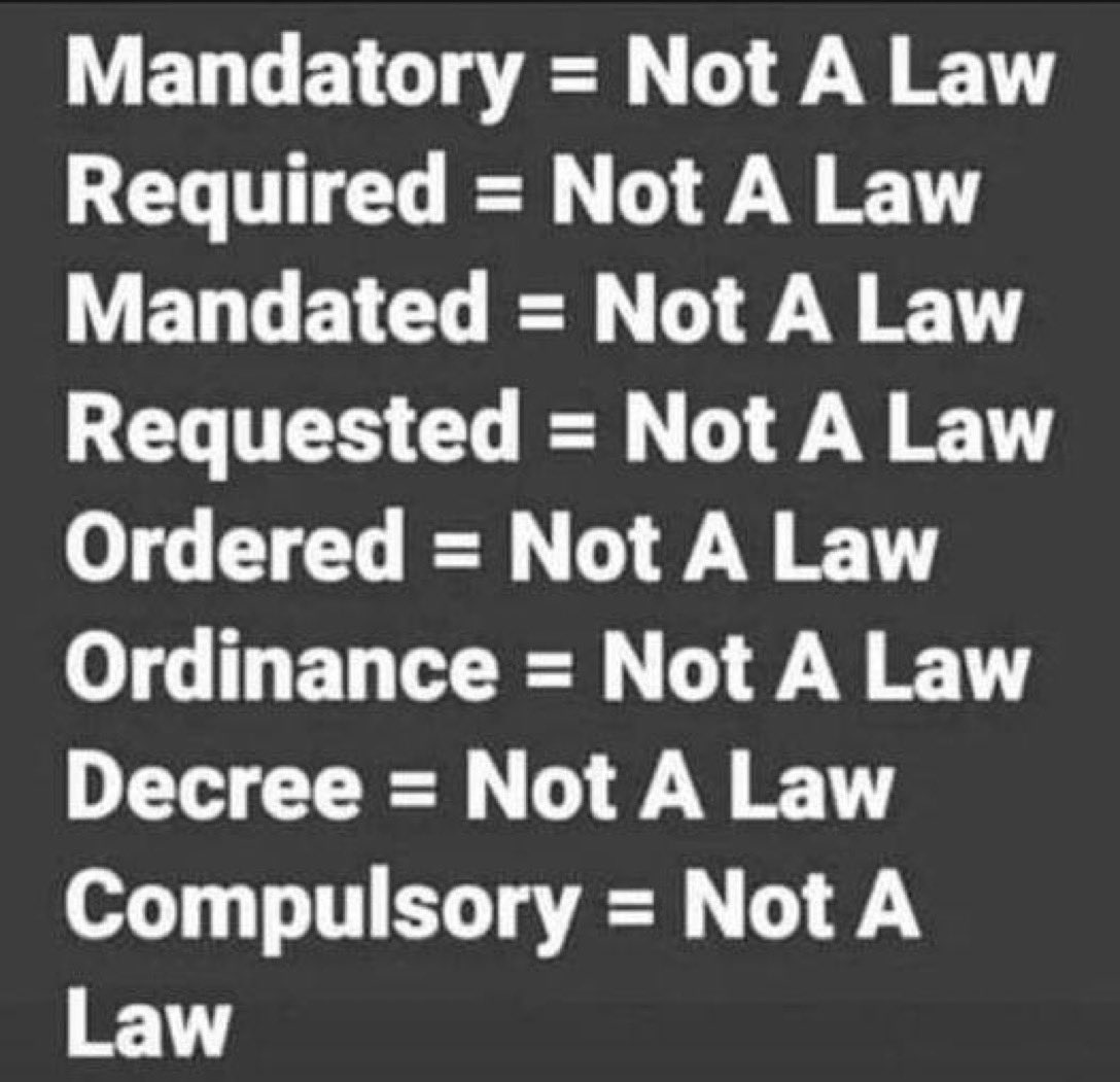 AlphaNegan2's tweet photo. @SAHealth Just a quick common law lesson @SAHealth @Dr_EKirkpatrick @PictonChris
#scamdemicisover
#masksdontwork https://t.co/Uaj9Szwe7L