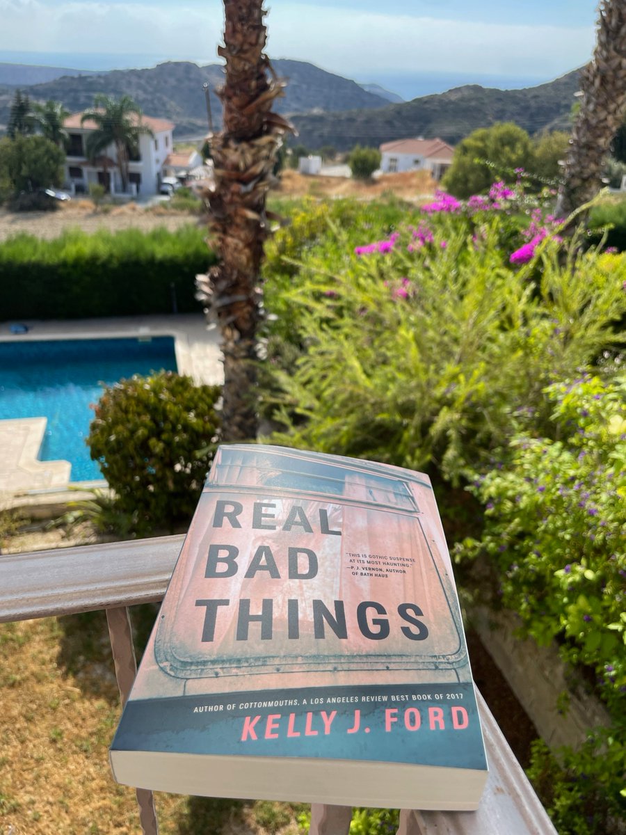 Kelly's Ford's REAL BAD THINGS arrives in Cyprus! So excited to dig in. @Kelly_J_Ford #amreading #realbadthings #crimenovels