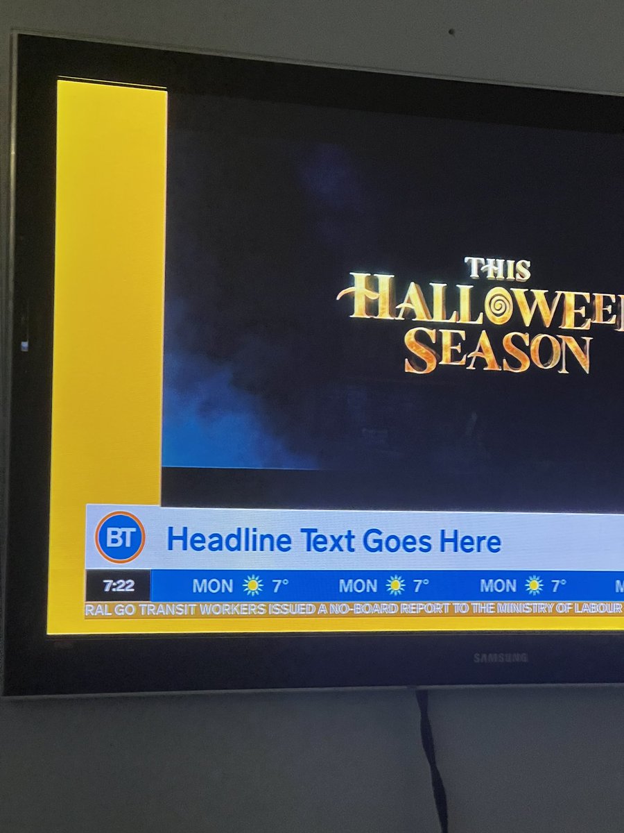 ExperienceInc's tweet photo. @breakfasttv did someone forget the headline? Lol https://t.co/Wpu4eB4cb1