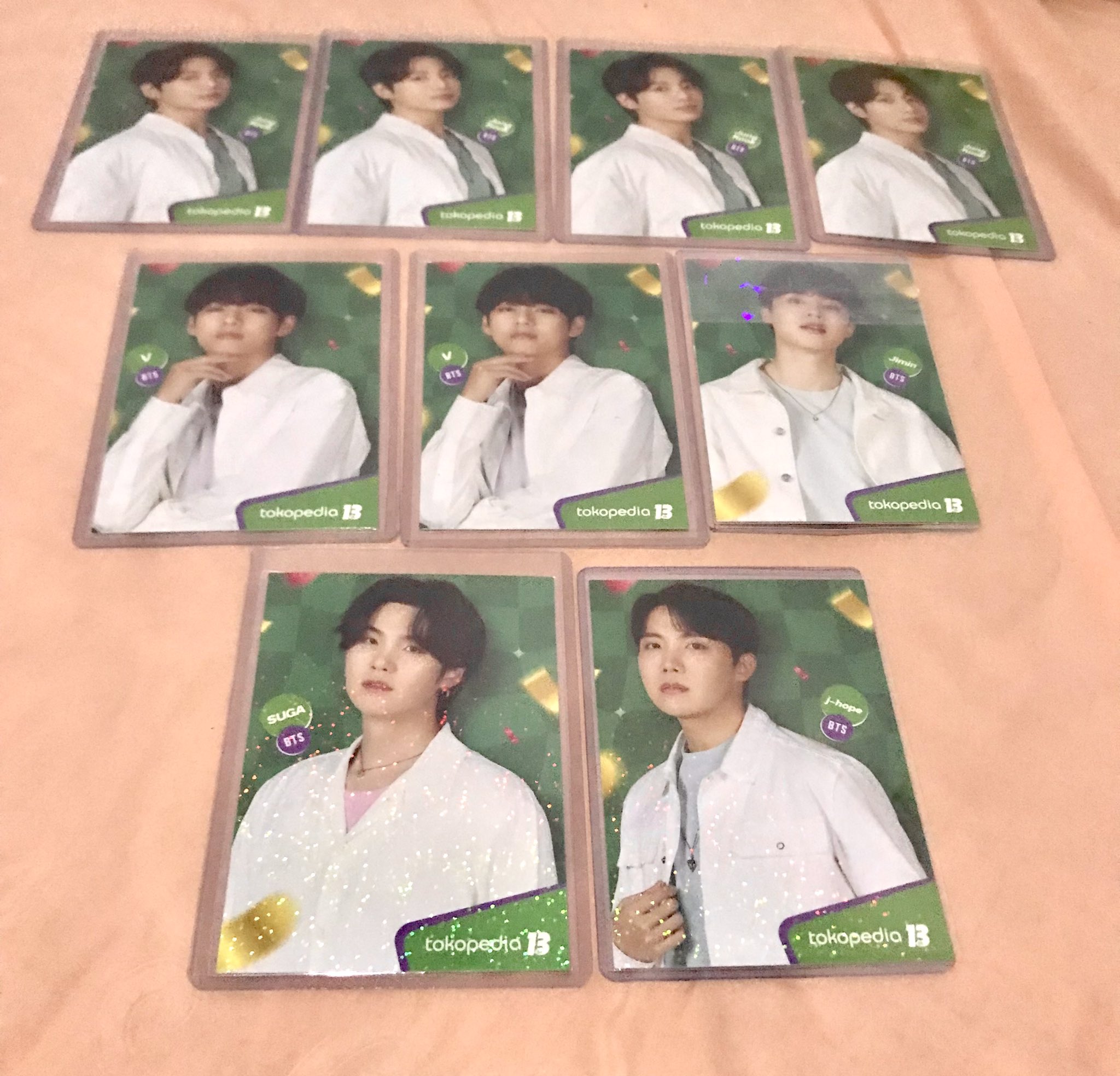 Tokopedia BTS トコペヂア トレカ　ジン BTS Tokopedia トコペディア JIN ジン トレカ