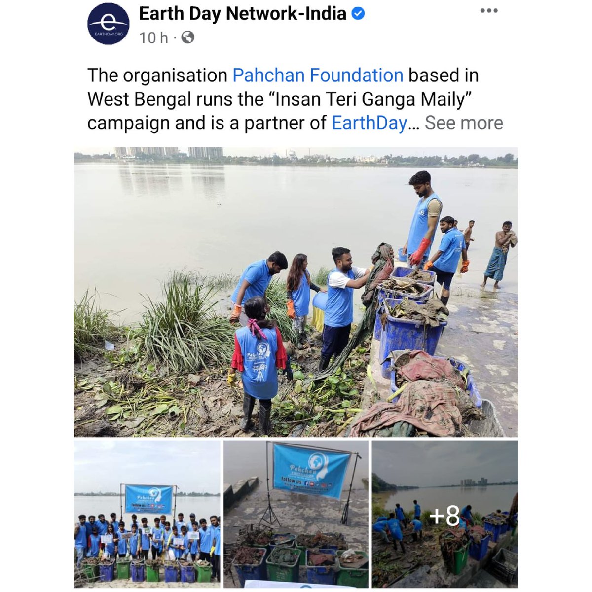 Pahchanfoundat1's tweet photo. #InsanTeriGangaMaily #worldcleanupday2022 #GreatGlobalCleanup #Week86
Thanks to @earthdayindia for recognizing and appreciating the campaign. Thanks for this collaborative opportunity for https://t.co/3C3ROwomGP's Great Global Cleanup Campaign.
#PahchanFoundation #Titagarh https://t.co/jzMg8JzMxQ