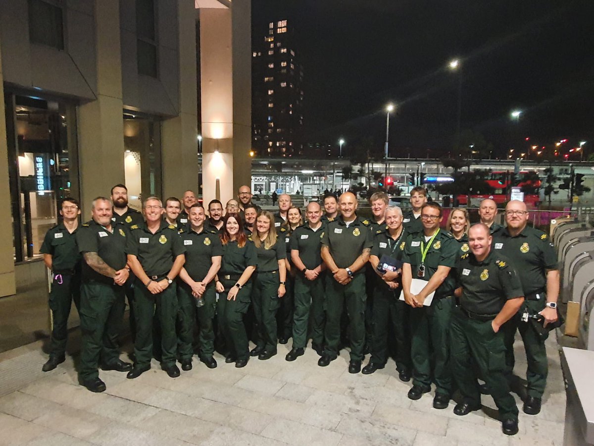 WastMrt's tweet photo. @EMT_Steve @jasonkillens @Ldn_Ambulance @WelshAmbulance @AACE_org @danielelkeles Here’s the full team post briefing the night before the big day https://t.co/T4foEwzxwo