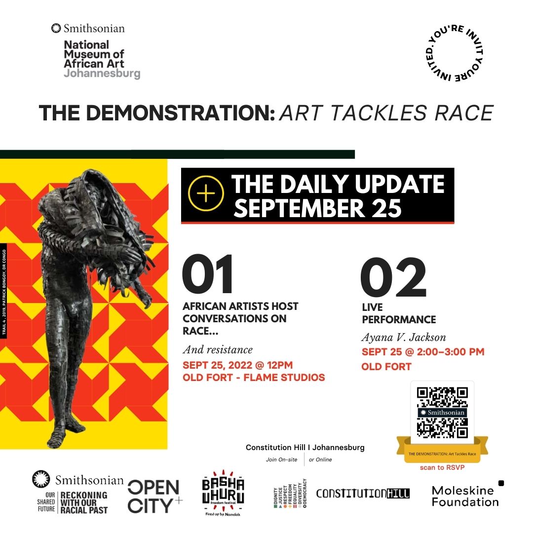 BashaUhuru's tweet photo. Book: https://t.co/SfvEtVHjwt your Free spot & engage in the African Artists Host Convos on Race, Media & Representation on 23 Sep, & for African Artists Host Convos on Race & Resistance on 25 Sep 22. Both events on the specific dates will feature live performances inspired by... https://t.co/G4Eg2q4gv8
