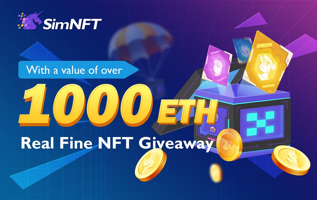 FREE TO WIN AIRDROP

With a value of over 1000 ETH

Participate in the AirDrop! It will be open only for a limited time

Prizes: Mystery Boxes

Airdrop Link: simnft.io/airdrop?c=88

@SimNFTofficial