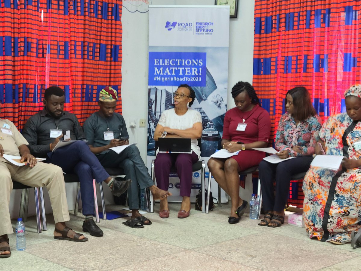 fes_nigeria's tweet photo. #AllianceBuilding session with CSOs as part of the #NigeriaRoadTo2023 program.
@FESonline https://t.co/10Lt5ICC9c