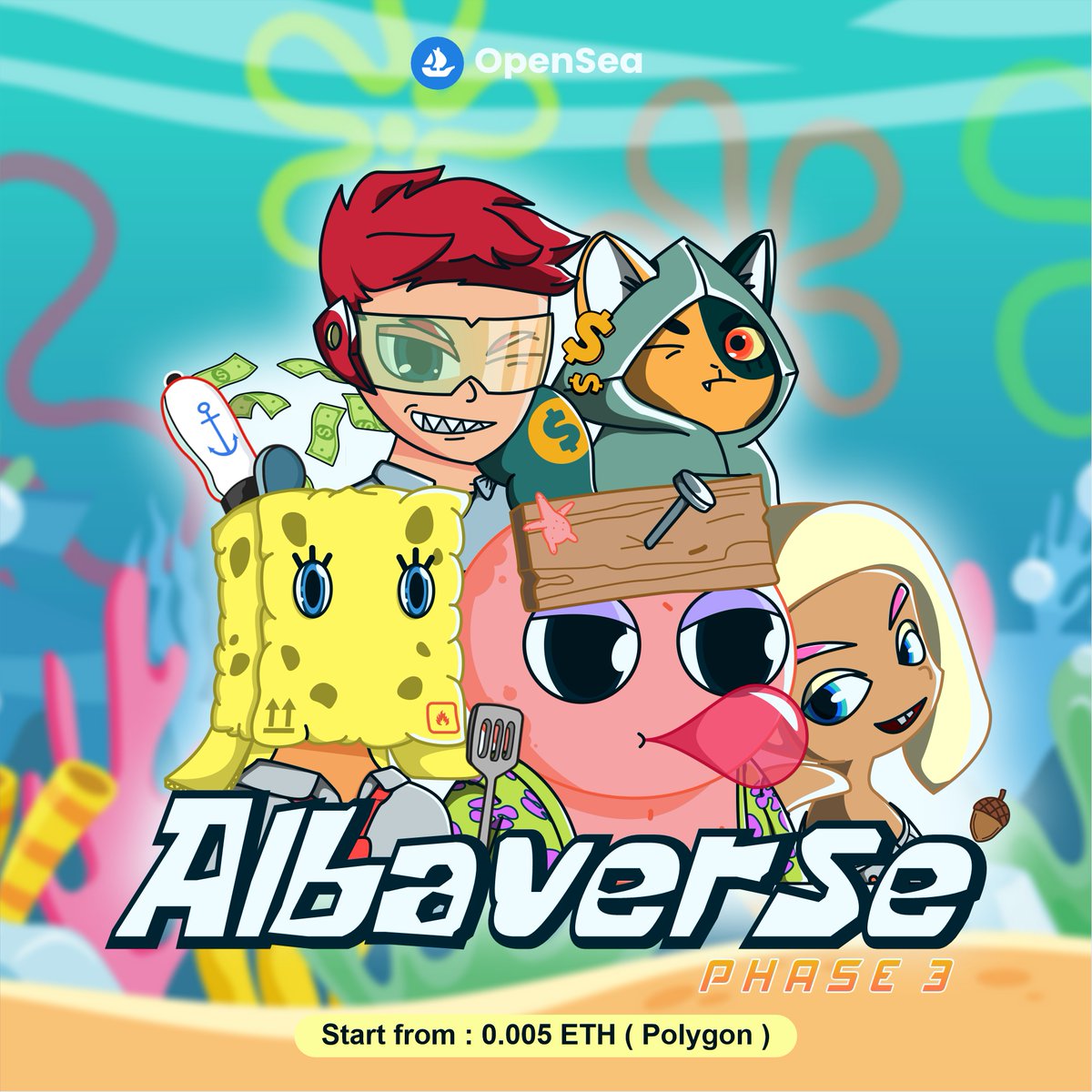 alba_universe's tweet photo. are you ready kid ??? 
aye aye captain !!!

https://t.co/ufvttKNGaP

#SpongeBobSquarepants #spongebobnft #NFTcollections https://t.co/4H0sz0eKod