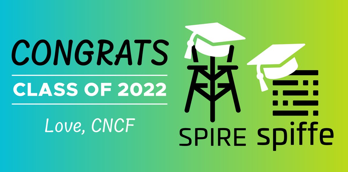 So excited to announce that #SPIFFE &amp; #SPIRE have GRADUATED! 🎓  cncf.io/announcements/…