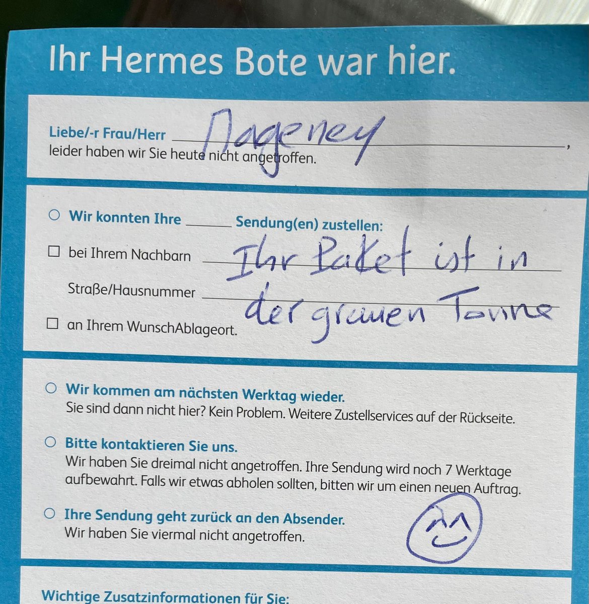 JasonMageney's tweet photo. Ihr seid die Besten @hermesDE ❤️😂 #hermes https://t.co/6ZILDbc7JH