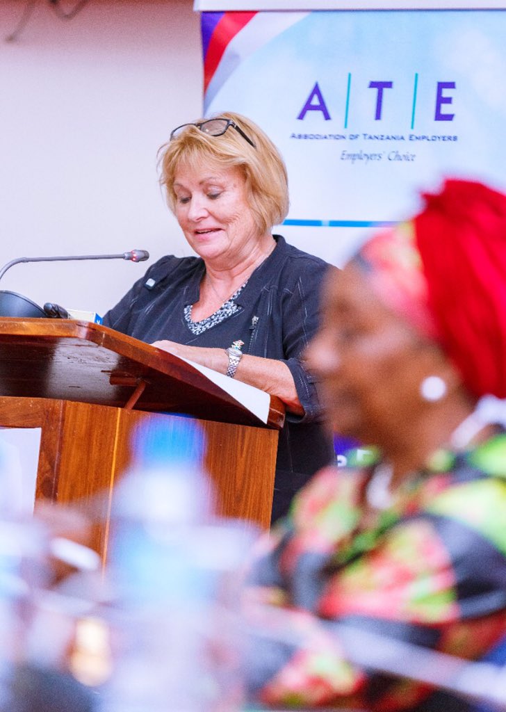 ATE_Tanzania's tweet photo. The Female Future @femalefuture_tz training in Tanzania builds on the NHO’s flagship program Female Future. Since 2016, the program has provided leadership training to more than 200 women from Tanzania‘s private sector. - Her Excellency @NorAmbTz #FemaleFutureWabunge https://t.co/6qqtTdAind