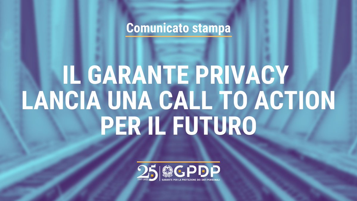 GPDP_IT's tweet photo. #SaveTheDate | 23.09.2022 | Il #GarantePrivacy organizza al Museo Nazionale ferroviario di Pietrarsa una giornata di confronto su idee e progetti per promuovere e rafforzare il diritto alla protezione dei dati personali https://t.co/8lcHxahLsF https://t.co/Mo3nH7zGUr