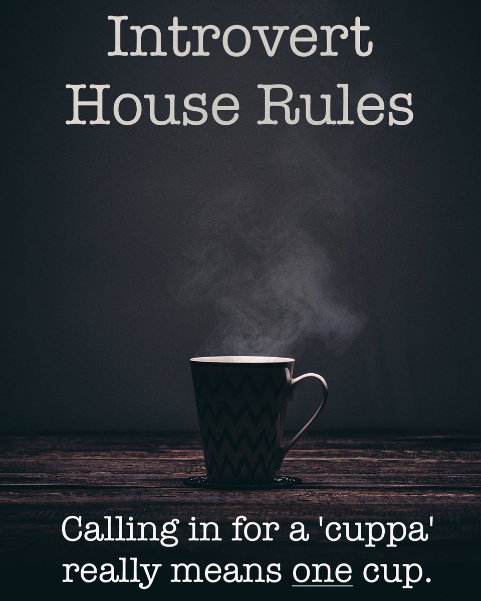 a_socialworld's tweet image. The rules are the rules…
#Introvert #Introvertproblems #IntrovertSolutions #IntrovertMemes #HouseRules