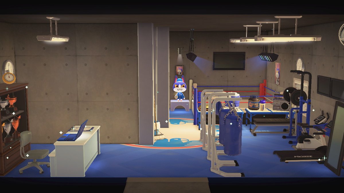 boobitsky's tweet photo. 82nd #HappyHomeParadise client was Tom & his boxing gym, complete with a sauna, which I've always wanted to build :-)
#acnhtom #acnhdesign #AnimalCrossing #ACNH #NintendoSwitch https://t.co/Th9uF3SGrY