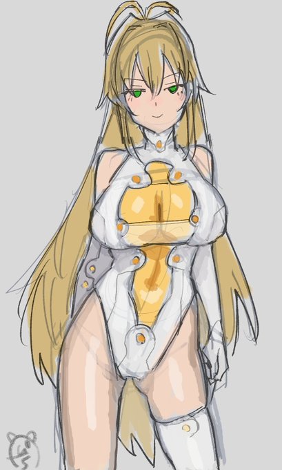 ツルマキマキのハイレグぴっちり落書き 