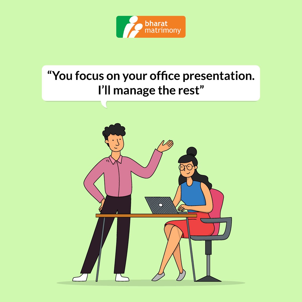 bharatmatrimony's tweet image. Choose a partner who supports you to achieve your dreams and pitches in to share responsibilities. 

#BeChoosy #SupportivePartner #Equals #PerfectMatch #FindLove