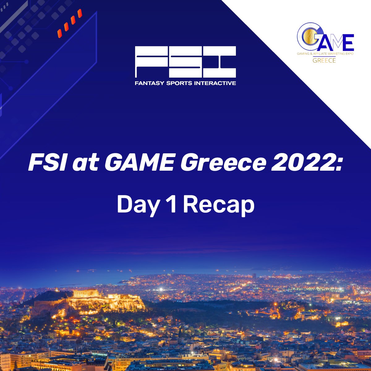 FSI_fantasy's tweet photo. #TuesdayThoughts - FSI at #GAMEGreece2022: Day 1 Recap! #ICYMI Gaming &amp; Affiliate Marketing Event -#GAME 2022 took place in Athens, on 15 -16 September at Electra Palace Hotel, organized by @EventusInt - Eventus International.
➡️Read More: https://t.co/lHfL5cgJkS https://t.co/Y4PHJKNM7l