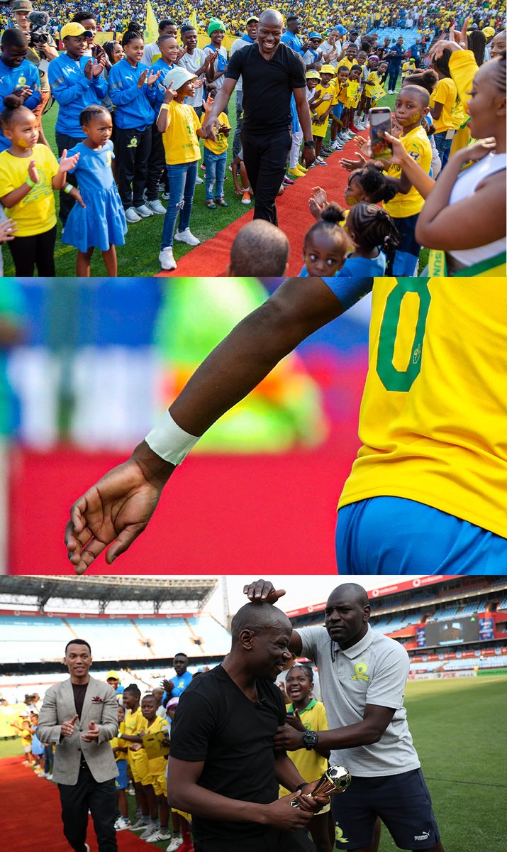 Masandawana's tweet photo. How much do the Yellow Nation love the Skipper? 💛

Open below for a surprise! ⬇️

#Sundowns #Celebr8Hlompho https://t.co/tP6fqKzabR