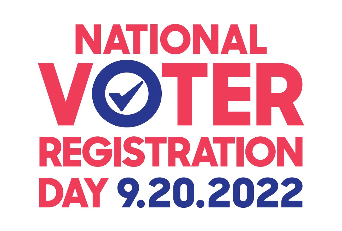 NikkiBarnes's tweet photo. Today is National Voter Registration Day! Change comes at the ballot box! 

Are all my followers registered to vote? 

#RT and ask your followers if they’re registered to vote! 

Register or update your registration 
👉🏾👉🏾👉🏾https://t.co/h6xCh3fBmP
#NationalVoterRegistrationDay https://t.co/715tagljIz
